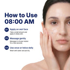 08:00 AM — AHA FACIAL CLEANSER